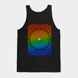 Colourful Detailed Mandala Pride Month Tank Top